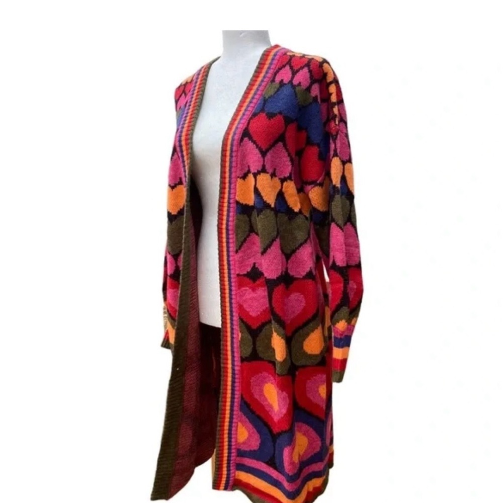 Farm Rio Full Of Hearts Midi Cardigan - Picture 2 of 12